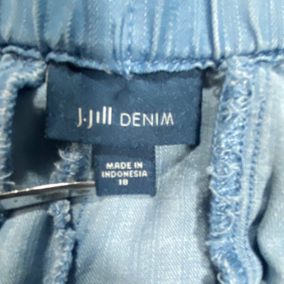 J. Jill Womens Size 18 Light Denim Loose Fit Pants - Classic Look - Picture 10 of 11
